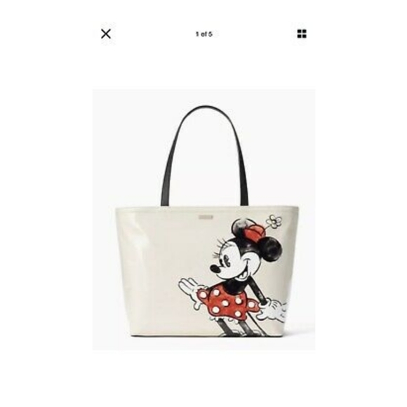 FINAL NWT!!! 2 left!! Kate Spade Minnie Mouse Tote - Picture 2 of 11